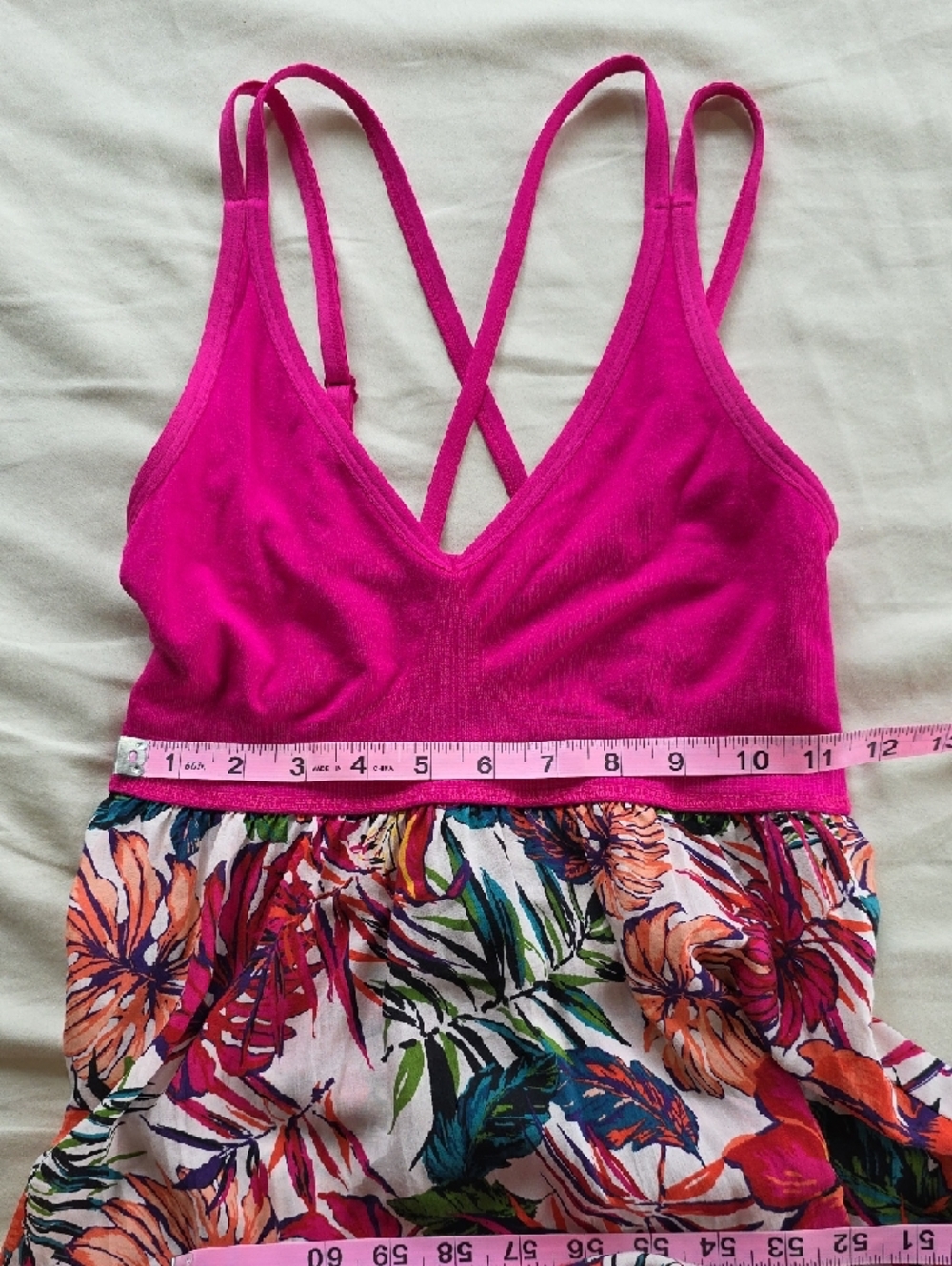 Gilligan & O'Malley Fuchsia Bodice Floral Maxi Dress XS - Picture 4 of 6